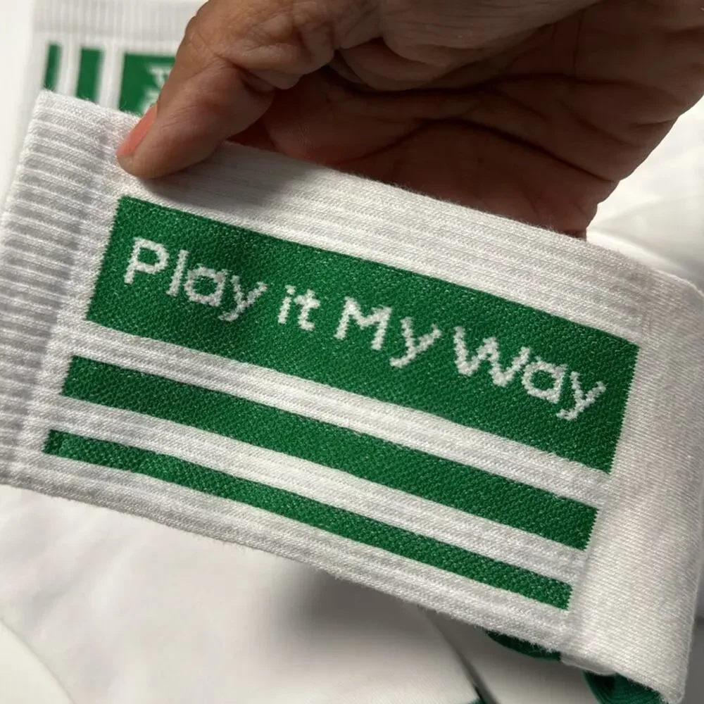 Halara Play It My Way Crew Socks Pickle Ball Sports Summer 2 Pack